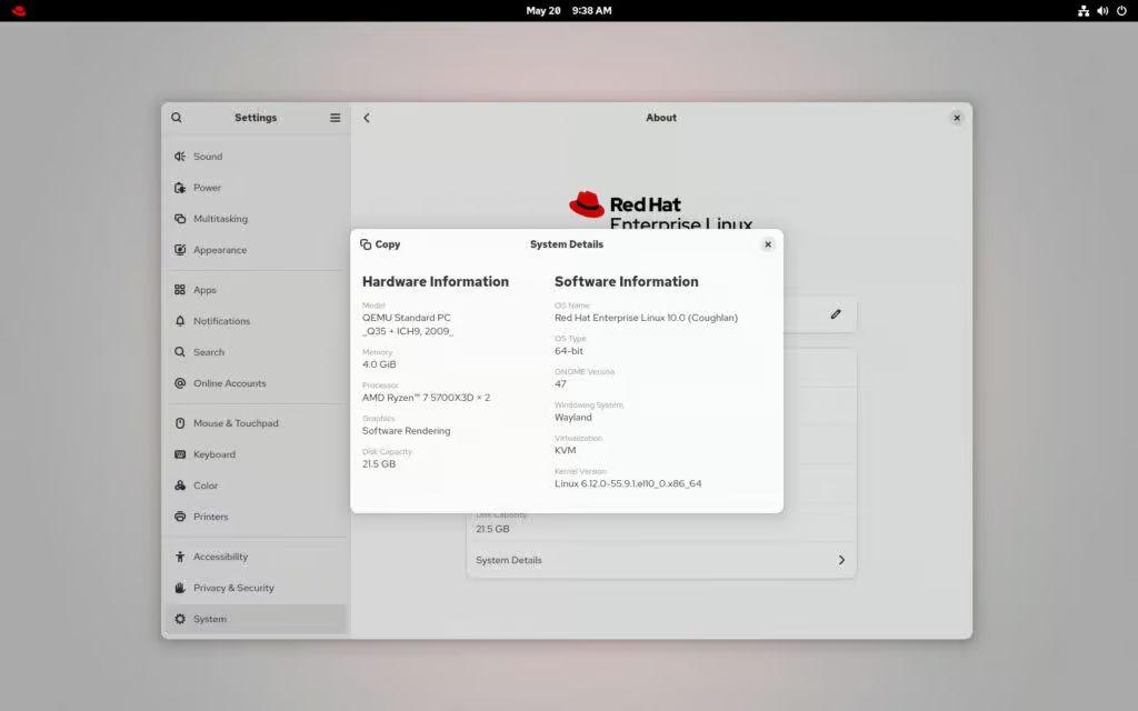 RHEL 10 发布：搭载 Linux 6.12 内核的 AI 助手 Lightspeed